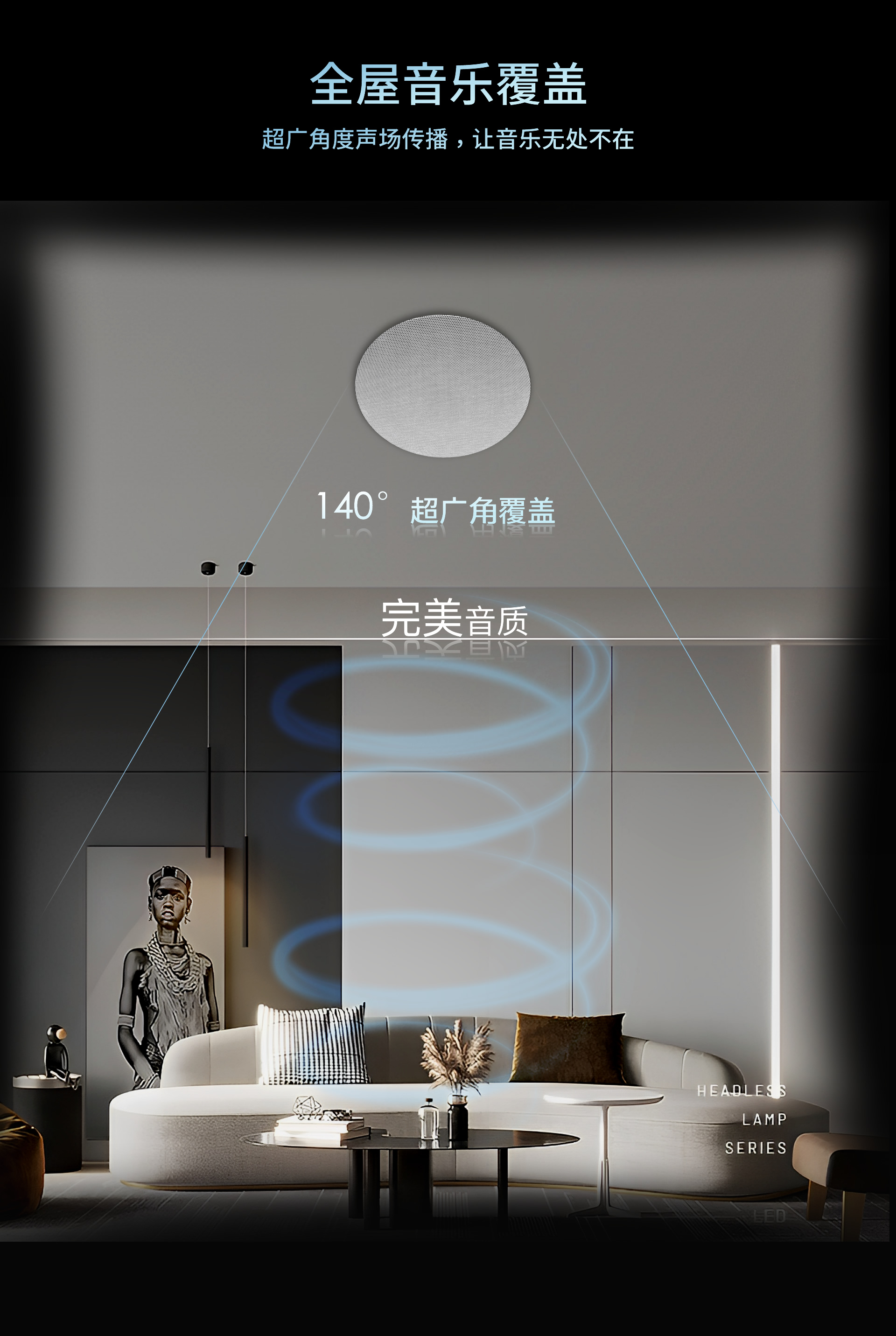 5.25寸吸顶扬声器 YZ165 详情图