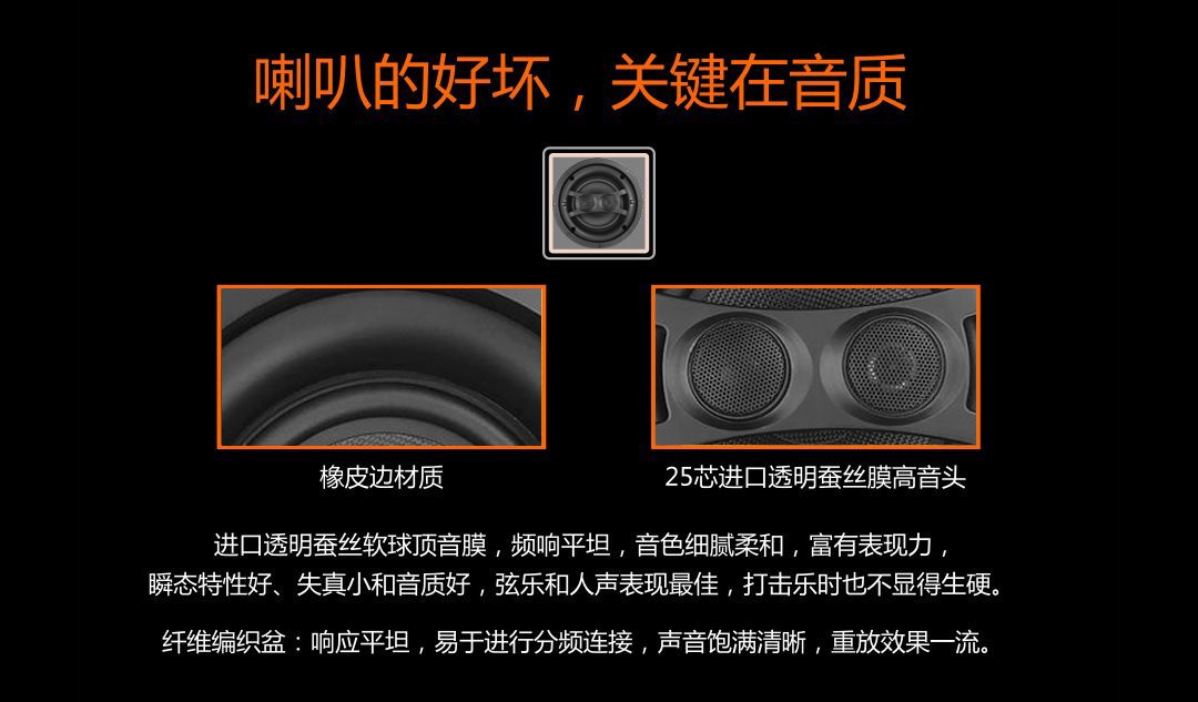 6.5寸吸顶扬声器 YZ386 详情图
