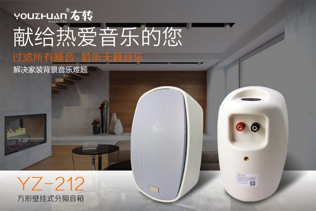 方形壁挂式分频音箱 YZ212 详情图