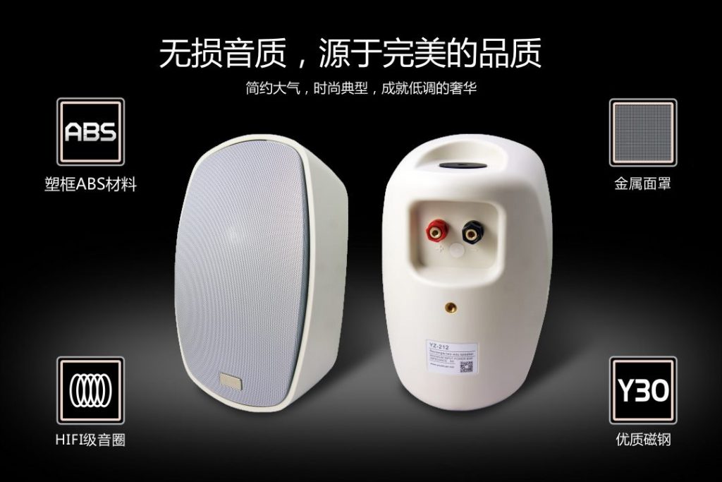 方形壁挂式分频音箱 YZ212 详情图