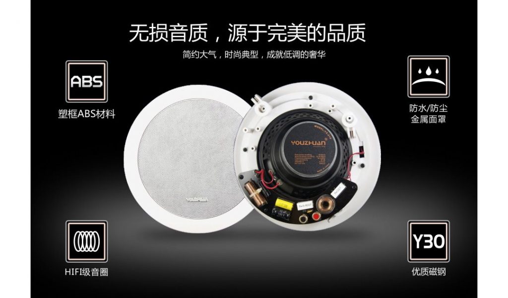 6.5寸吸顶扬声器 YZ218 详情图
